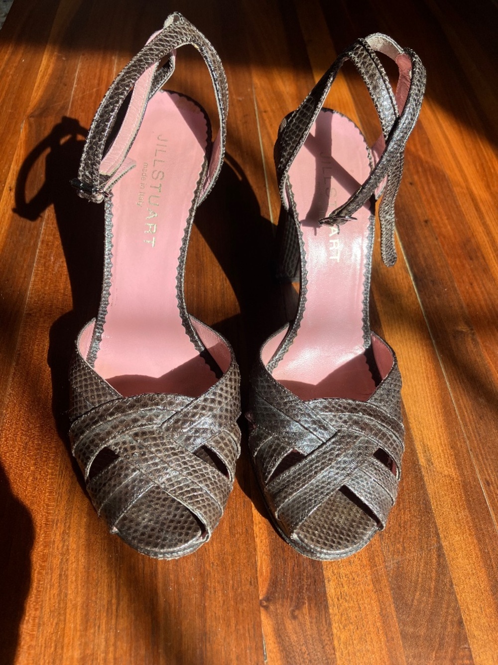 Jill Stuart Leather Heels Size 8